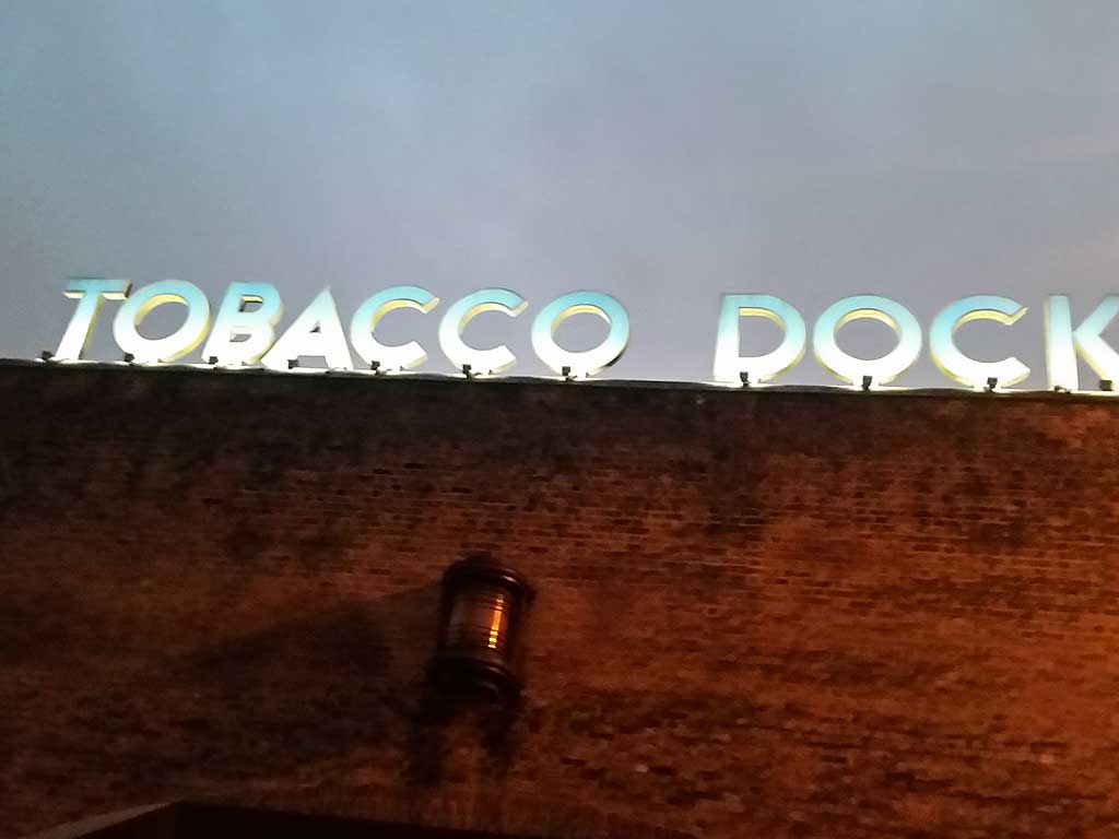 Tobacco Dock Logo London Event Space