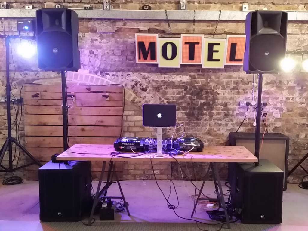 DJ Agency Booth Motel Studios