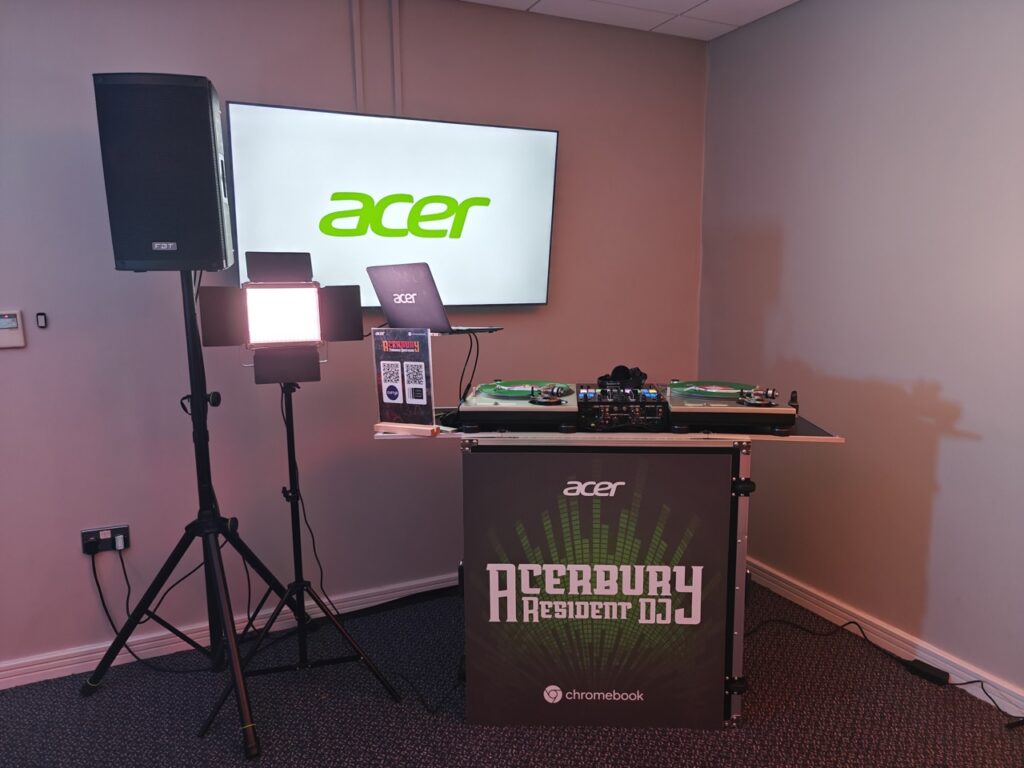 Acer-Corporate-Event-Google-Chromefest-2025-DJ-Set-Up