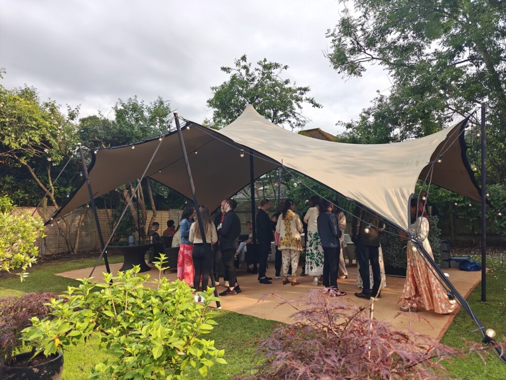 60th Birthday House Party Outdoor Garden Marquee